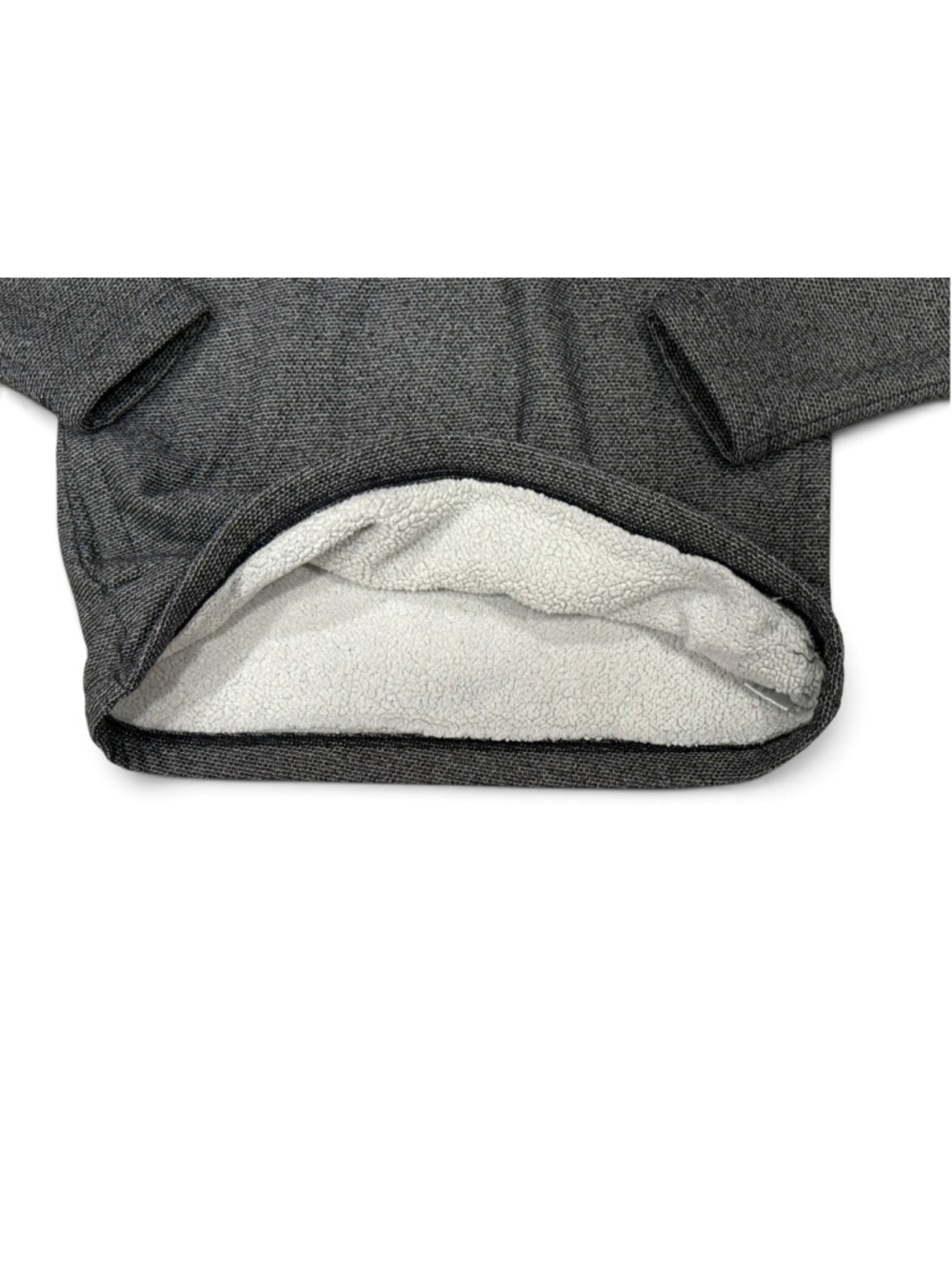 Orvis Classic Collection Men’s Gray Sherpa Fleece Lined 1/4 Zip Pullover Sz M - Picture 5 of 10